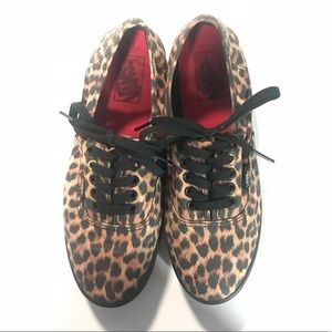 Vans Leopard Print Lo Pro Shoes